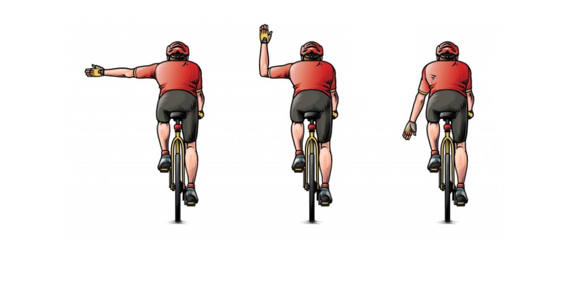 Bike Hand Signals Canada Ebike Etiquette Rize Bikes Canada